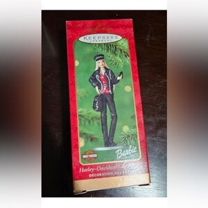 Hallmark Keepsake Vintage 2000 Harley-Davidson Barbie Ornament NWT